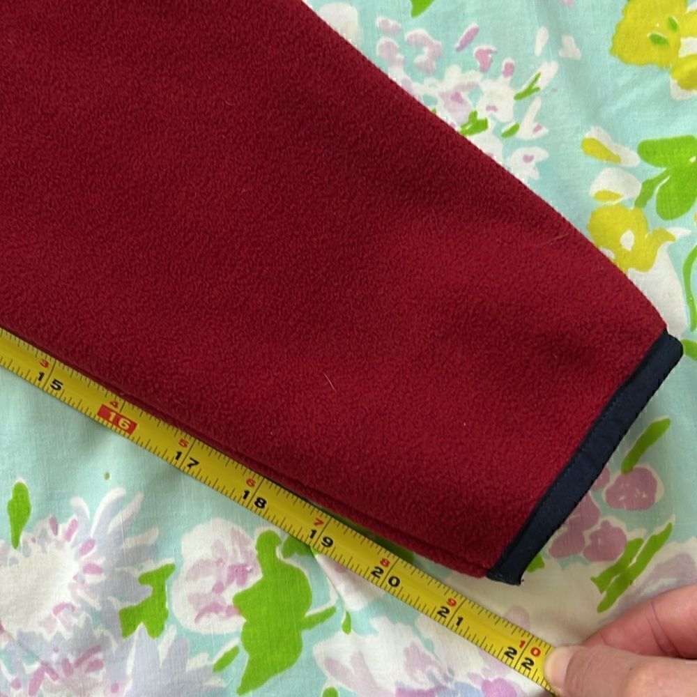 Lands End Colorblock 1/4 Snap Fleece - M - Picture 12 of 12
